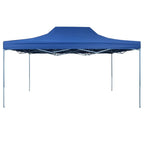 Vidaxl partytent inklapbaar 3x4 m staal blauw
