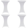 Vidaxl statafelhoes 4 st stretch ø70 cm wit