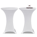 Vidaxl statafelhoes 4 st stretch ø70 cm wit