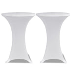 Vidaxl statafelhoes 4 st stretch ø70 cm wit
