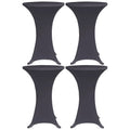 Vidaxl tafelhoes stretch 4 st 70 cm antraciet