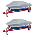 Vidaxl boothoezen 2 st 610-671x254 cm grijs