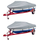 Vidaxl boothoezen 2 st 610-671x254 cm grijs