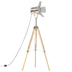 Vidaxl vloerlamp driepoot 140 cm massief mangohout