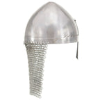 Vidaxl ridderhelm replica larp staal zilverkleurig