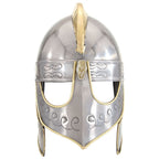 Vidaxl beowulfhelm replica larp staal zilverkleurig