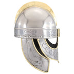 Vidaxl beowulfhelm replica larp staal zilverkleurig
