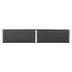 VidaXL Plantenbak verhoogd 300x50x54 cm HKC grijs