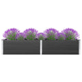 VidaXL Plantenbak verhoogd 300x100x54 cm HKC grijs