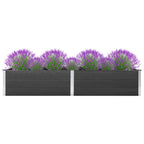 VidaXL Plantenbak verhoogd 300x100x54 cm HKC grijs