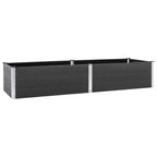 VidaXL Plantenbak verhoogd 300x100x54 cm HKC grijs