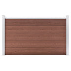 Vidaxl schutting 180x105 cm hkc bruin