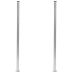 Vidaxl schuttingpalen 2 st 185 cm aluminium