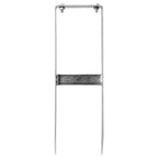 Vidaxl grondpinnen voor hkc schutting 2 st 40 cm staal