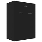 Vidaxl schoenenkast 60x35x84 cm bewerkt hout zwart