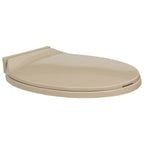 Vidaxl toiletbril soft-close ovaal beige