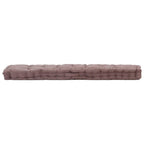Vidaxl palletvloerkussen 120x40x7 cm katoen taupe
