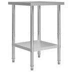 Vidaxl keukenwerktafel 60x60x85 cm roestvrij staal