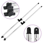 Vidaxl biminitop steunpalen 2 st aluminium