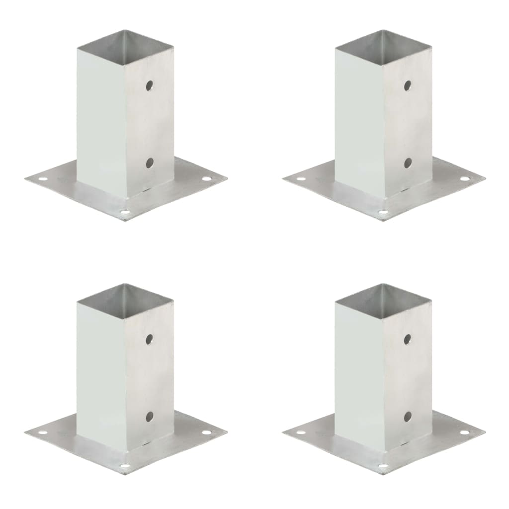 Vidaxl paalankers 4 st 71 mm gegalvaniseerd metaal