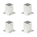 Vidaxl paalankers 4 st 91 mm gegalvaniseerd metaal