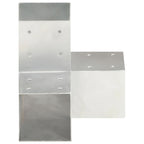 Vidaxl paalverbinding y-vorm 91x91 mm gegalvaniseerd metaal
