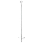 Vidaxl grondankers 4 st 10x60 cm gegalvaniseerd metaal