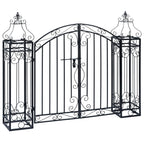 Vidaxl poort decoratief 122x20,5x100 cm smeedijzer