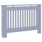 Vidaxl radiatorombouw 112x19x81,5 cm mdf grijs