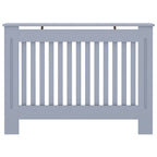 Vidaxl radiatorombouw 112x19x81,5 cm mdf grijs