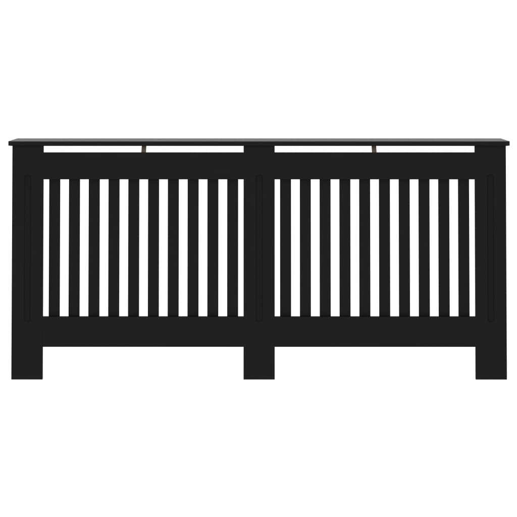 Vidaxl radiatorombouw 172x19x81,5 cm mdf zwart