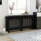 Vidaxl radiatorombouw 172x19x81,5 cm mdf zwart