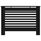 Vidaxl radiatorombouw 112x19x81,5 cm mdf zwart