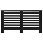 Vidaxl radiatorombouw 152x19x81,5 cm mdf zwart
