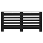 Vidaxl radiatorombouw 172x19x81,5 cm mdf zwart
