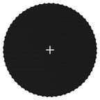 Vidaxl springmat voor 12 feet 3,66 m ronde trampoline stof zwart