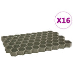 Vidaxl grasroosters 16 st 60x40x3 cm kunststof groen
