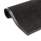Vidaxl droogloopmatten 2 st rechthoekig getuft 60x90 cm zwart
