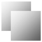 Vidaxl wandspiegels 2 st vierkant 50x50 cm glas