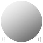 Vidaxl wandspiegels 2 st rond 50 cm glas