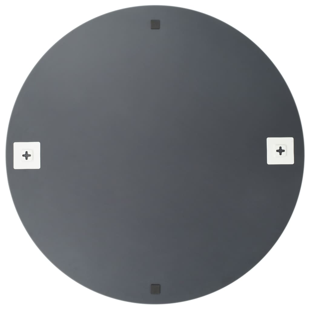 Vidaxl wandspiegels 2 st rond 60 cm glas