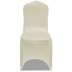 Vidaxl stoelhoezen stretch 18 st crème