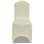 Vidaxl stoelhoezen stretch 30 st crème