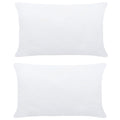 VidaXL Kussenvullingen 2 st 50x30 cm wit