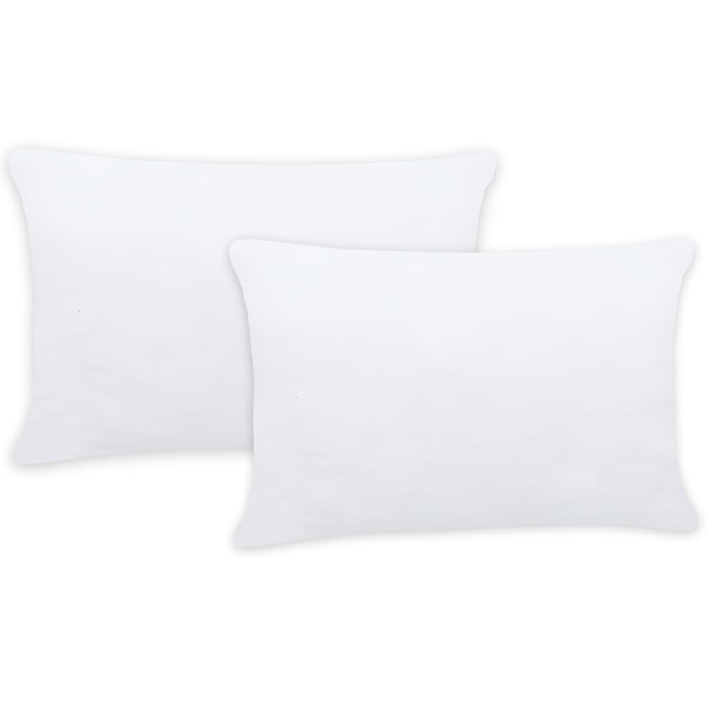 VidaXL Kussenvullingen 2 st 50x30 cm wit