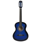 Vidaxl gitaar klassiek beginner en kinderen 3 4 36 blauw