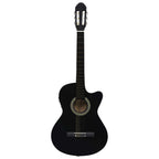 Vidaxl gitaar cutaway met equalizer 6 snaren western klassiek zwart