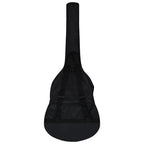 Vidaxl gitaartas voor 1 2 (34 ) klassieke gitaar 94x35 cm stof zwart