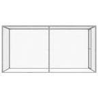VidaXL Kattenkooi 3x1,5x1,5 m gegalvaniseerd staal