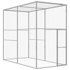 VidaXL Kattenkooi 3x1,5x2,5 m gegalvaniseerd staal